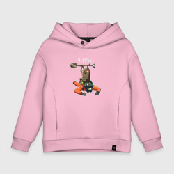 Детское худи Oversize хлопок Победа жука накопителя Lethal company