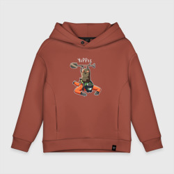 Детское худи Oversize хлопок Победа жука накопителя Lethal company