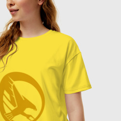 Женская футболка хлопок Oversize Command & Conquer: Стальные когти ГСБ - фото 2