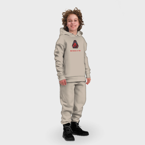 Детский костюм хлопок Oversize Command & Conquer: Братство НОД, цвет миндальный - фото 3
