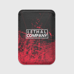 Картхолдер Magsafe магнитный Lethal company red