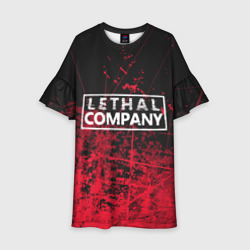 Детское платье 3D Lethal company red