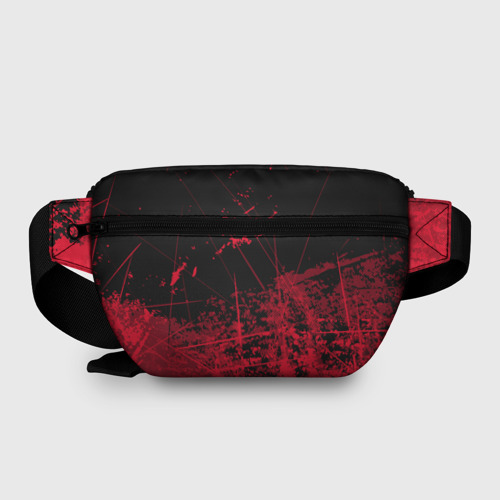 Поясная сумка 3D с принтом Lethal company red, вид сзади #1