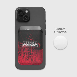 Картхолдер Magsafe магнитный Lethal company red - фото 2