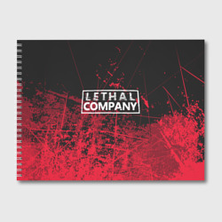 Альбом для рисования Lethal company red