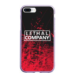 Чехол для iPhone 7Plus/8 Plus матовый Lethal company red