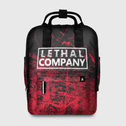 Женский рюкзак 3D Lethal company red