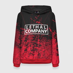 Женская толстовка 3D Lethal company red