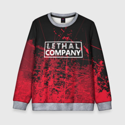 Детский свитшот 3D Lethal company red