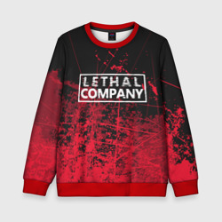 Детский свитшот 3D Lethal company red