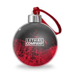 Ёлочный шар Lethal company red