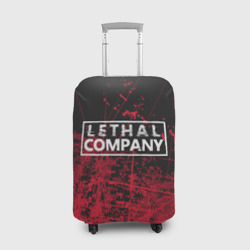 Чехол для чемодана 3D Lethal company red