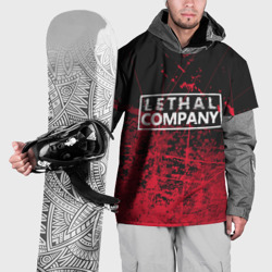 Накидка на куртку 3D Lethal company red