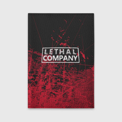 Обложка для автодокументов Lethal company red