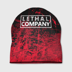 Шапка 3D Lethal company red