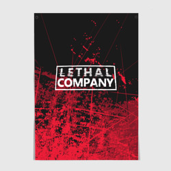 Постер Lethal company red