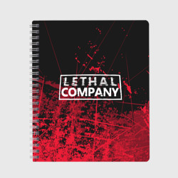 Тетрадь Lethal company red