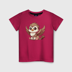 Милый грифон – Детская футболка хлопок с принтом купить со скидкой в -20%