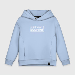 Детское худи Oversize хлопок Lethal company logo