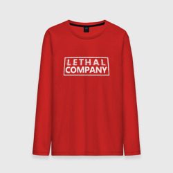 Мужской лонгслив хлопок Lethal company logo