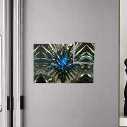 Плакат с принтом Драгоценный камень синий для любого человека, вид спереди №4. Цвет основы: белый