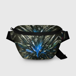 Драгоценный камень синий – Поясная сумка 3D с принтом купить