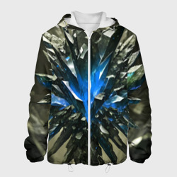 Драгоценный камень синий – Мужская куртка 3D с принтом купить со скидкой в -10%