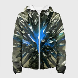 Драгоценный камень синий – Женская куртка 3D с принтом купить со скидкой в -10%