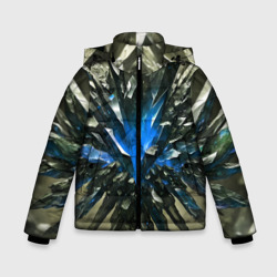 Драгоценный камень синий – Зимняя куртка для мальчиков 3D с принтом купить
