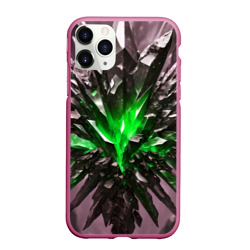 Зелёный драгоценный камень – Чехол для iPhone 11 Pro Max матовый с принтом купить