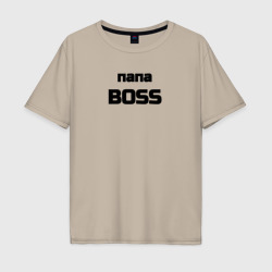 Мужская футболка хлопок Oversize Папа boss