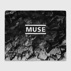 Плед 3D Muse black graphite