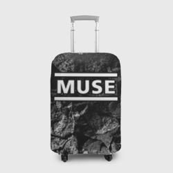 Чехол для чемодана 3D Muse black graphite