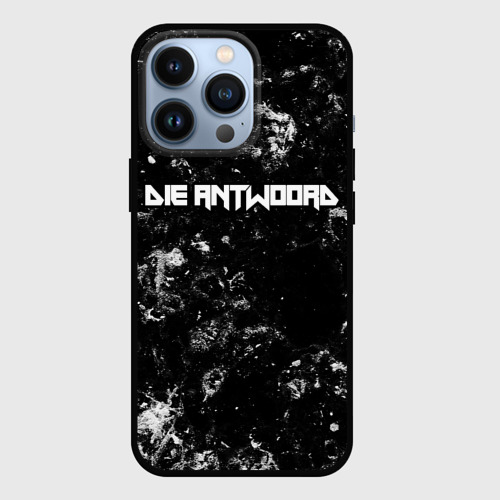 Чехол для iPhone 13 Pro с принтом Die Antwoord black ice, вид спереди #2