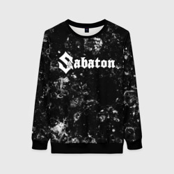 Женский свитшот 3D Sabaton black ice