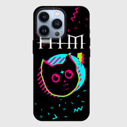 Чехол для iPhone 13 Pro HIM - rock star cat