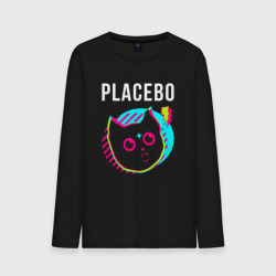 Мужской лонгслив хлопок Placebo rock star cat