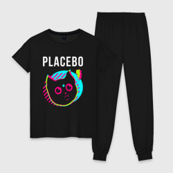 Женская пижама хлопок Placebo rock star cat