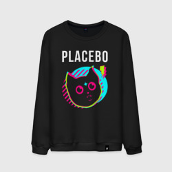 Мужской свитшот хлопок Placebo rock star cat