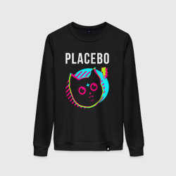 Женский свитшот хлопок Placebo rock star cat