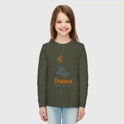 Детский лонгслив хлопок Shawa eating environment  - фото 2