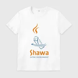 Мужская футболка хлопок Shawa eating environment 