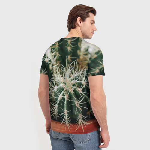 Мужская футболка 3D Кактусы - фотография, цвет 3D печать - фото 4