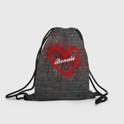 Рюкзак-мешок 3D Бони и Клайд  на кирпичном фоне