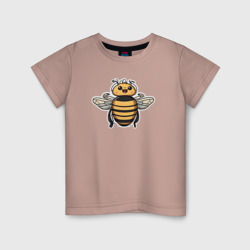 Милая пчела – Детская футболка хлопок с принтом купить со скидкой в -20%