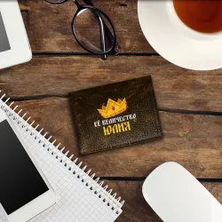 Обложка для студенческого билета Её величество Юлия корона - фото 2