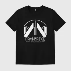 Мужская футболка хлопок Drawbridge logo death stranding 2