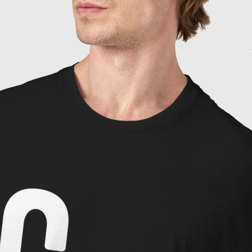 Мужская футболка хлопок Степан мужчина с очень большой буквы, цвет черный - фото 6