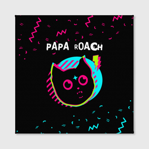 Холст квадратный Papa Roach - rock star cat, цвет 3D печать - фото 2