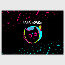 Поздравительная открытка Papa Roach - rock star cat